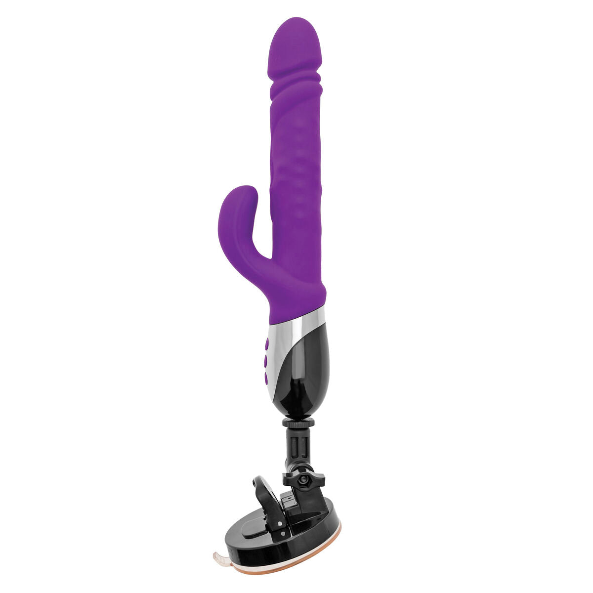 Vibratore Doppia Stimolazione S Pleasures Nero Lilla