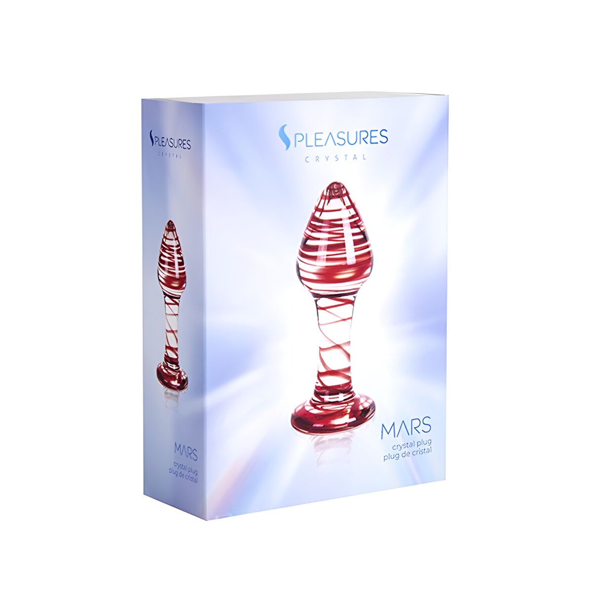 Plug Anale S Pleasures Rosso Trasparente (10,3 cm) (10,2 cm)