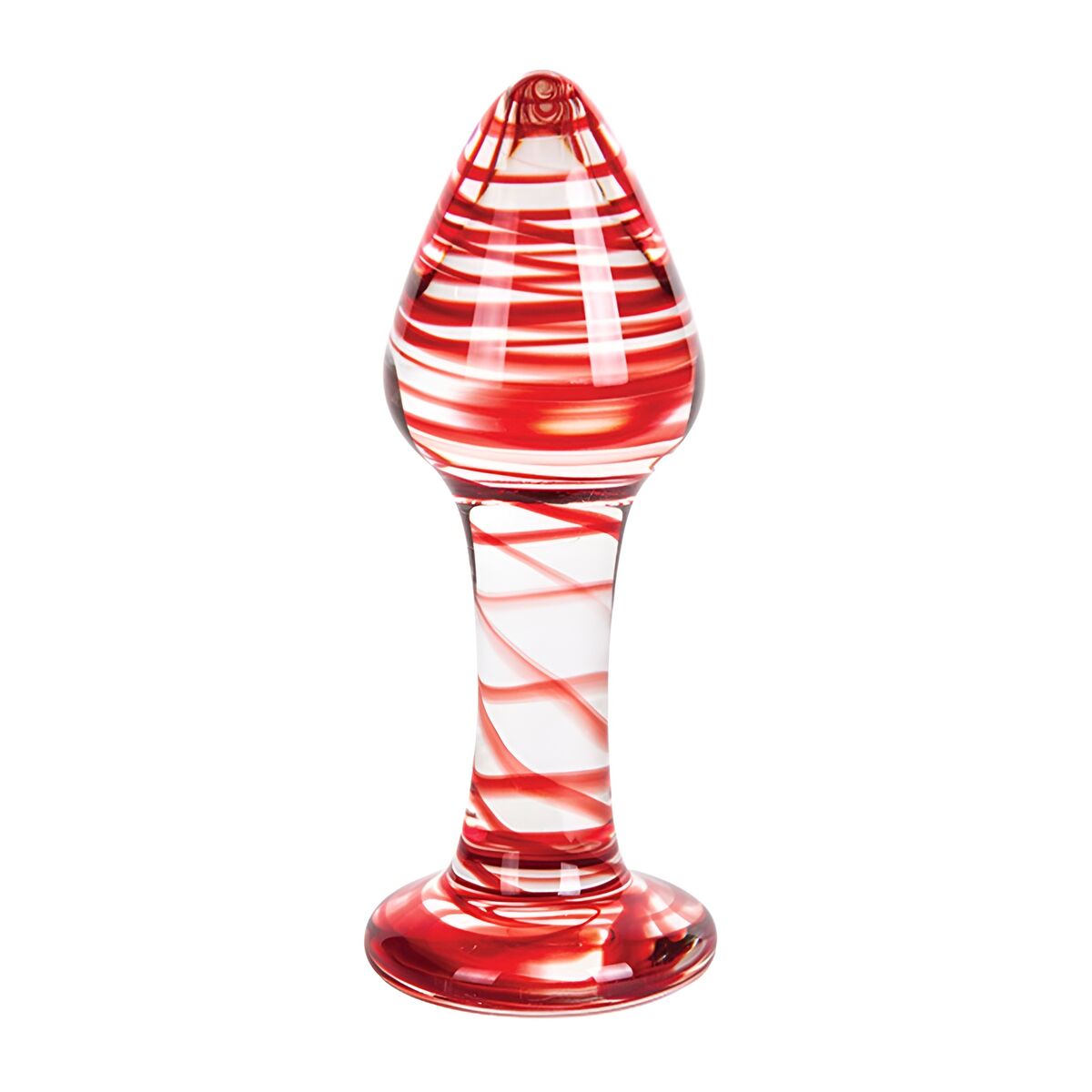Plug Anale S Pleasures Rosso Trasparente (10,3 cm) (10,2 cm)