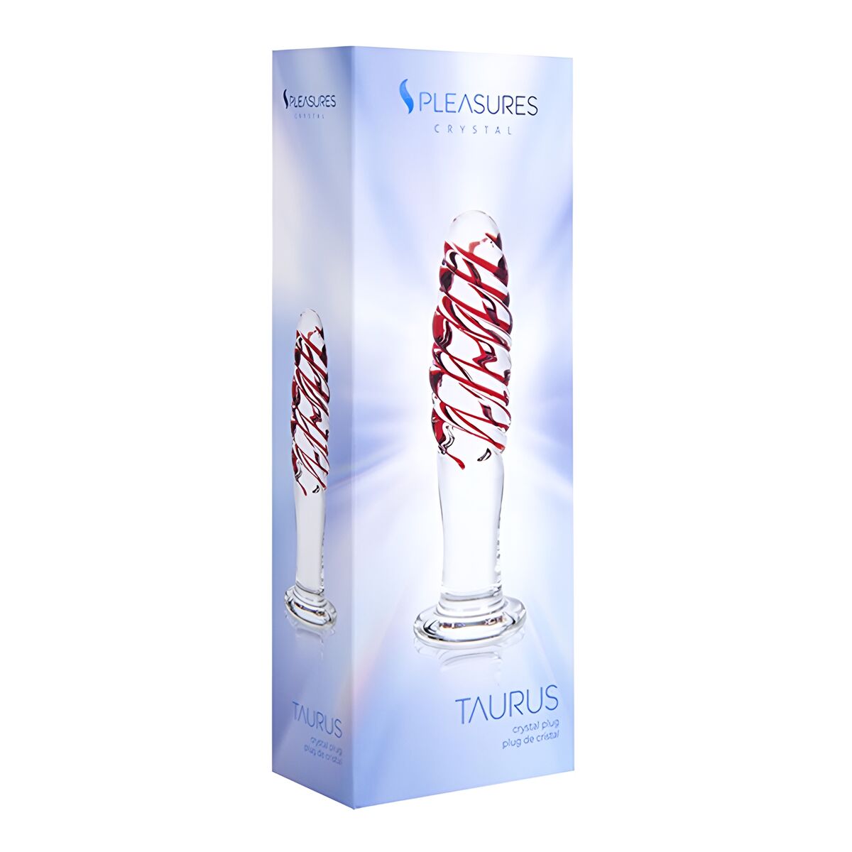 Plug Anale S Pleasures Rosso Trasparente (14 cm) (14,6 cm)