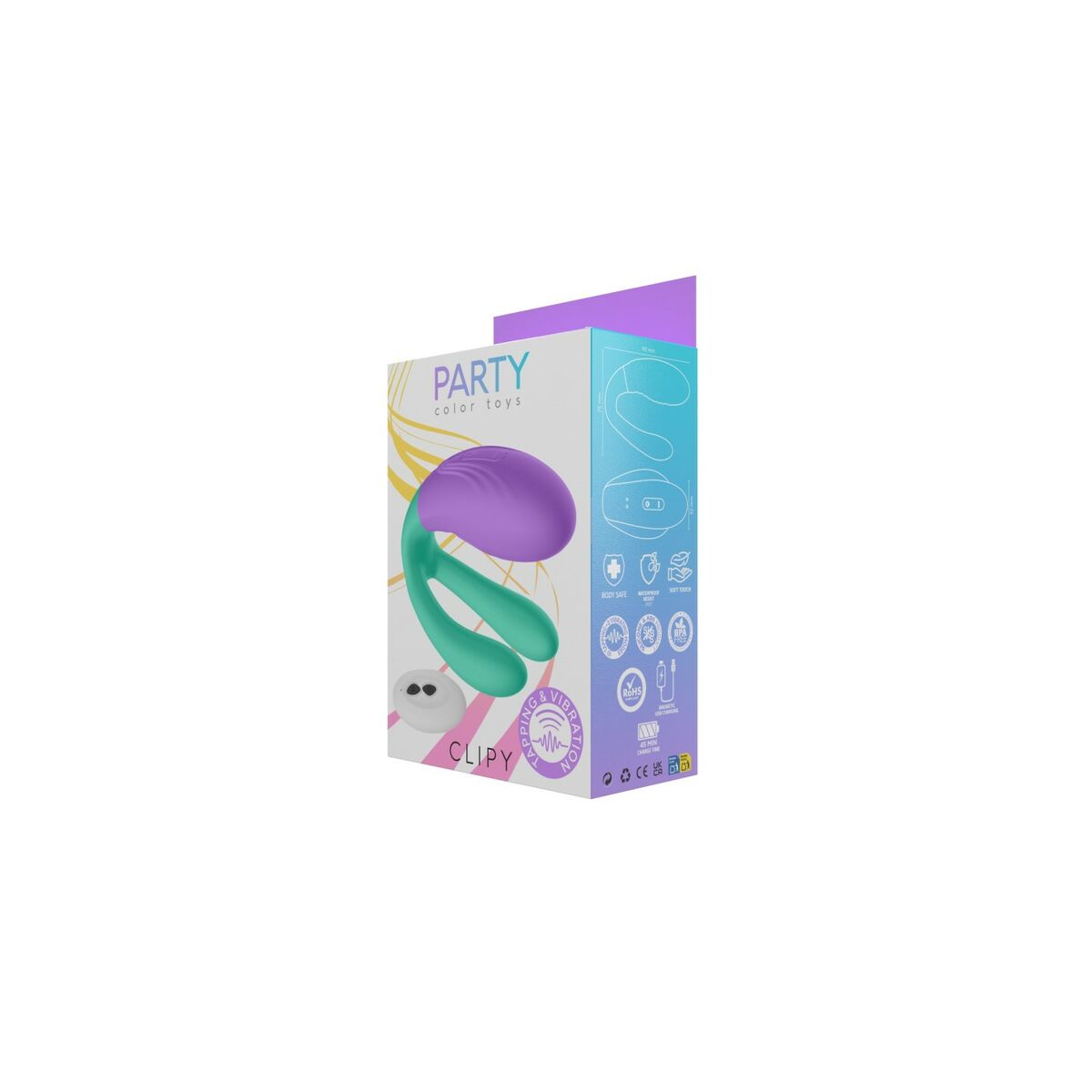 Massaggiatore di Coppia Party Color Toys