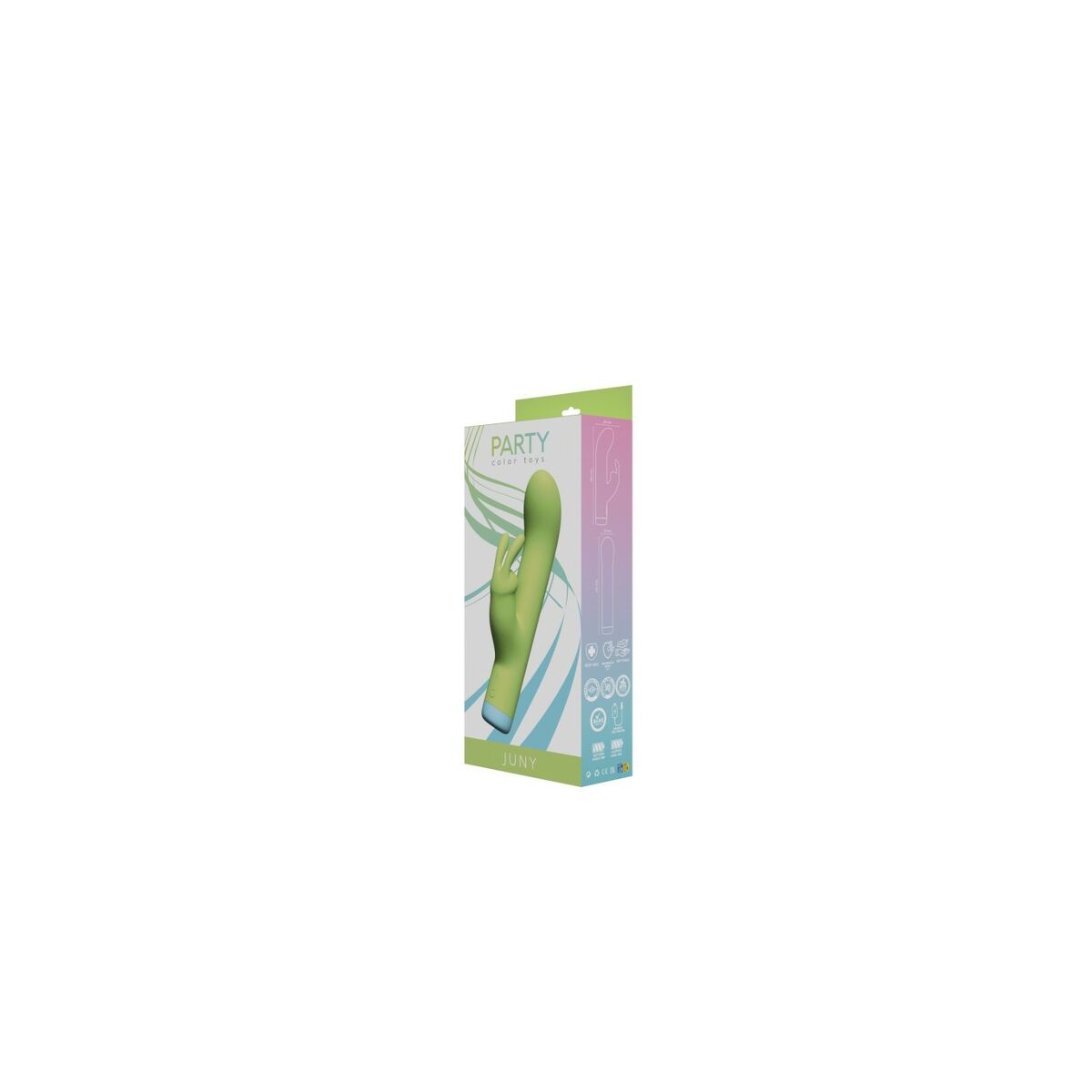 Vibratore Doppia Stimolazione Party Color Toys