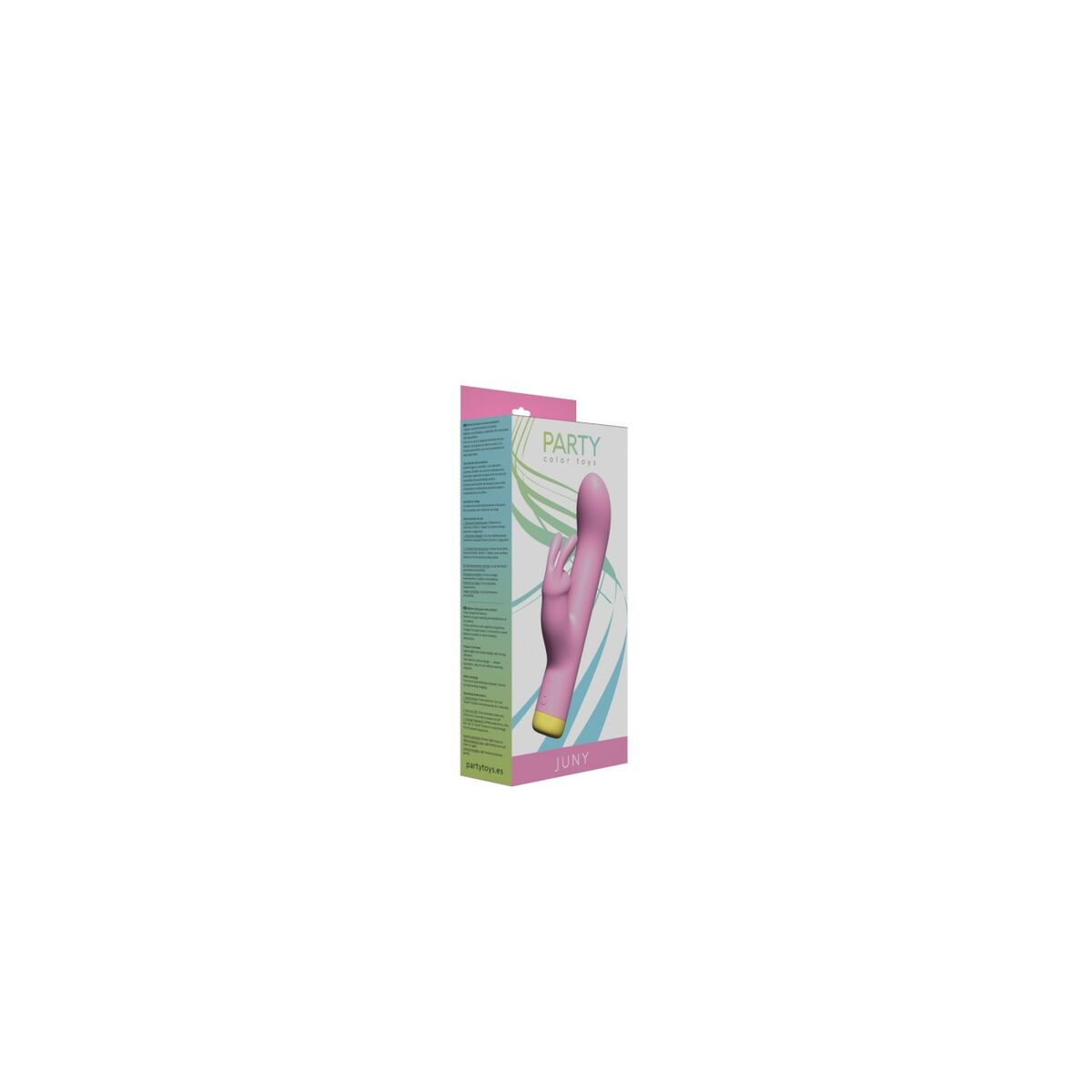 Vibratore Doppia Stimolazione Party Color Toys JUNY  Rosa