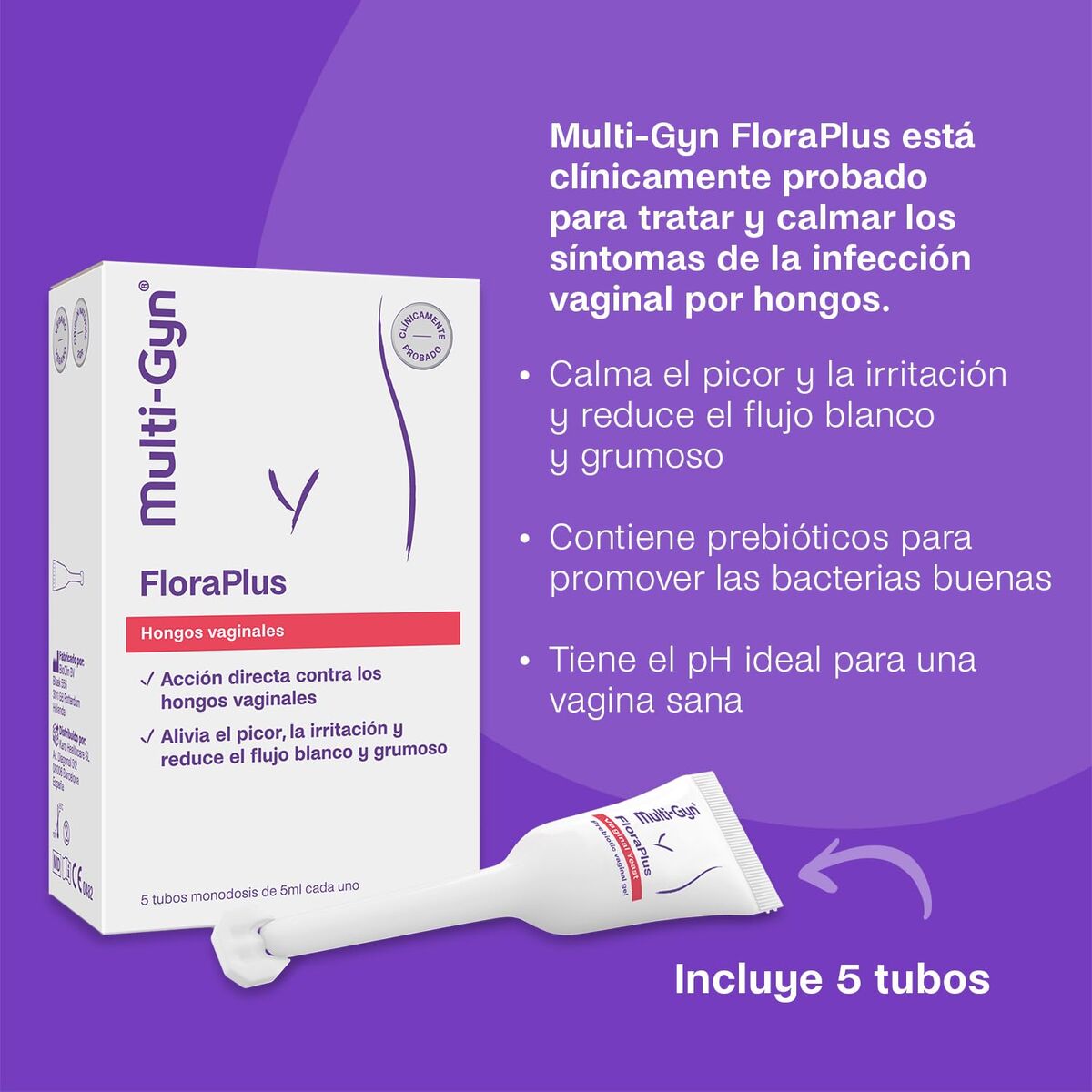 Gel Intimo MULTI-GYN TRATAMIENTO 5 ml