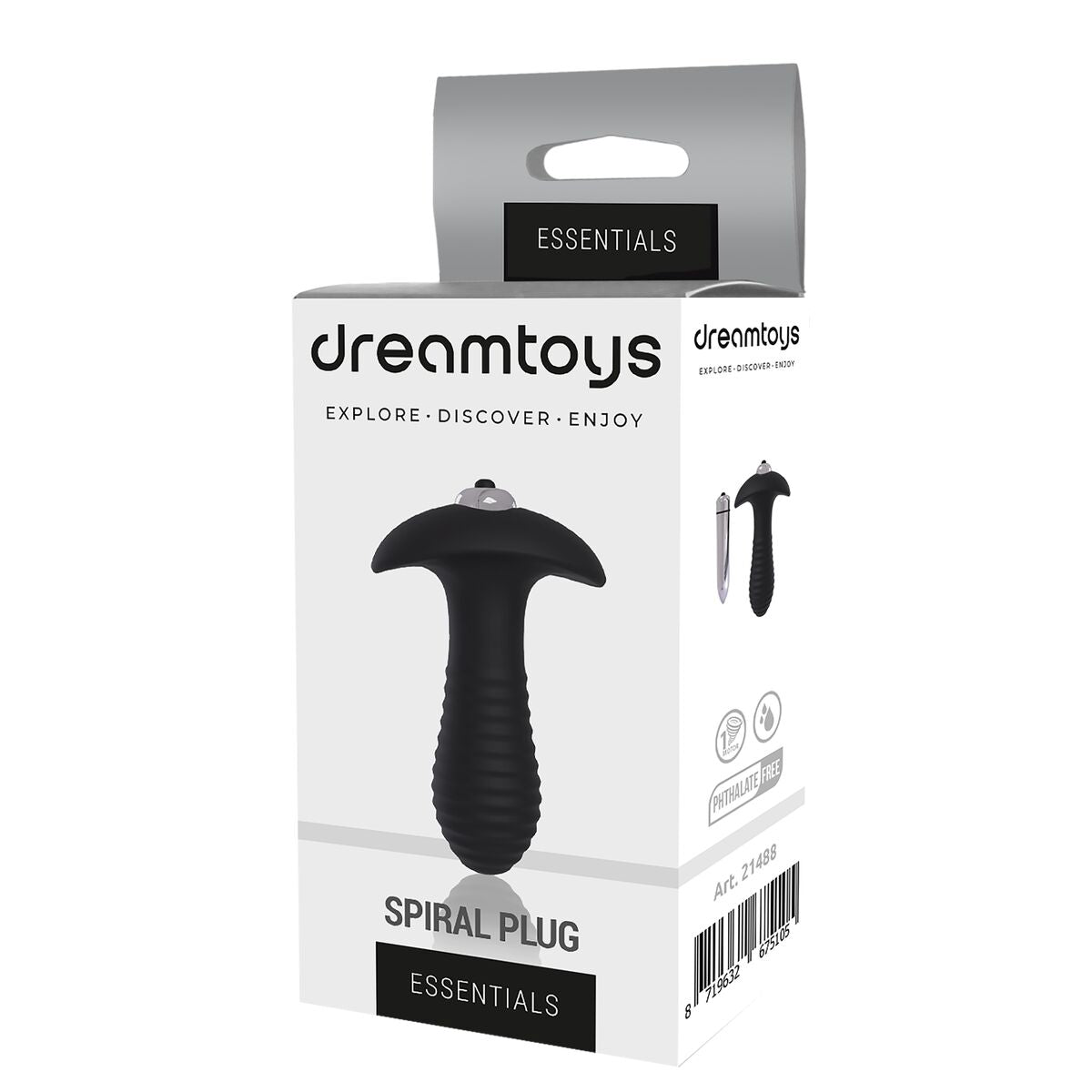 Plug Anale Dream Toys Essentials Nero