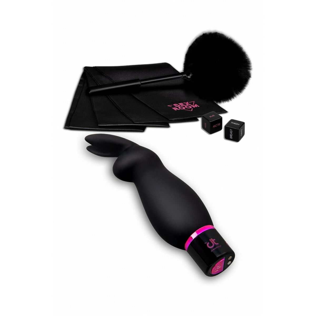 Vibratore Mini Sex Room RAUNCHY Nero Set