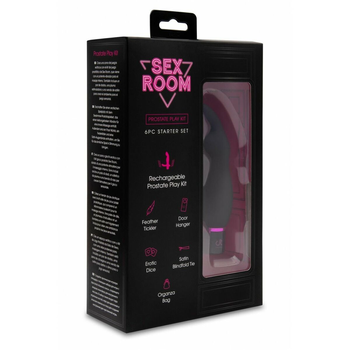 Vibratore Mini Sex Room RAUNCHY Nero Set