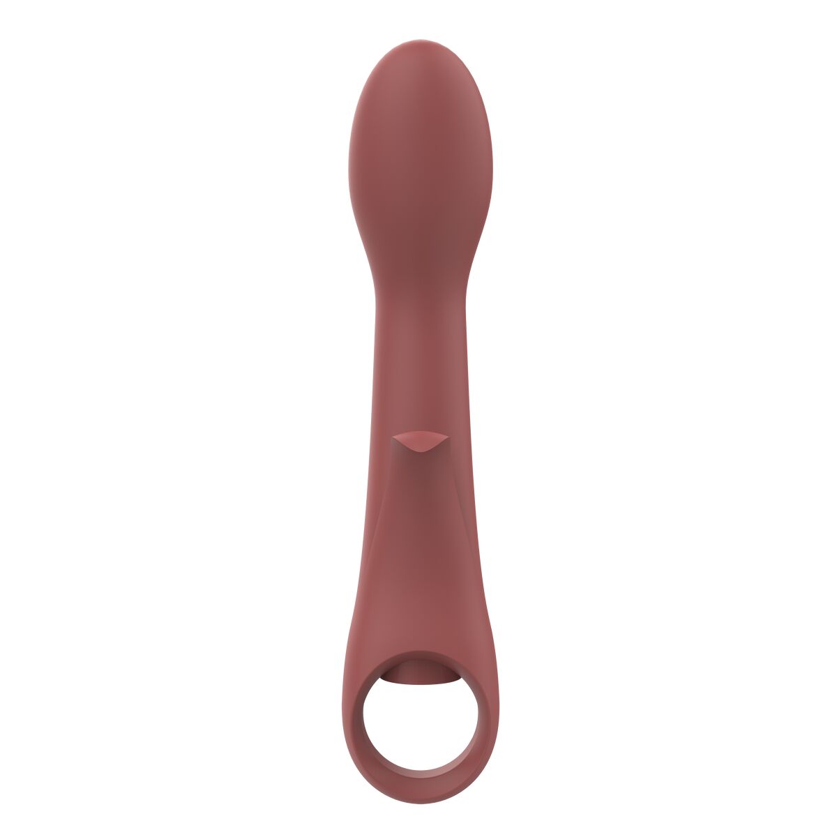 Vibratore Doppia Stimolazione Nude Marrone