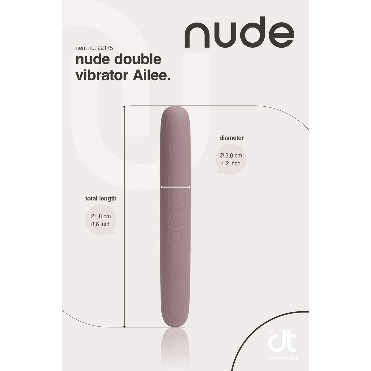 Vibratore Dream Toys Nude Viola