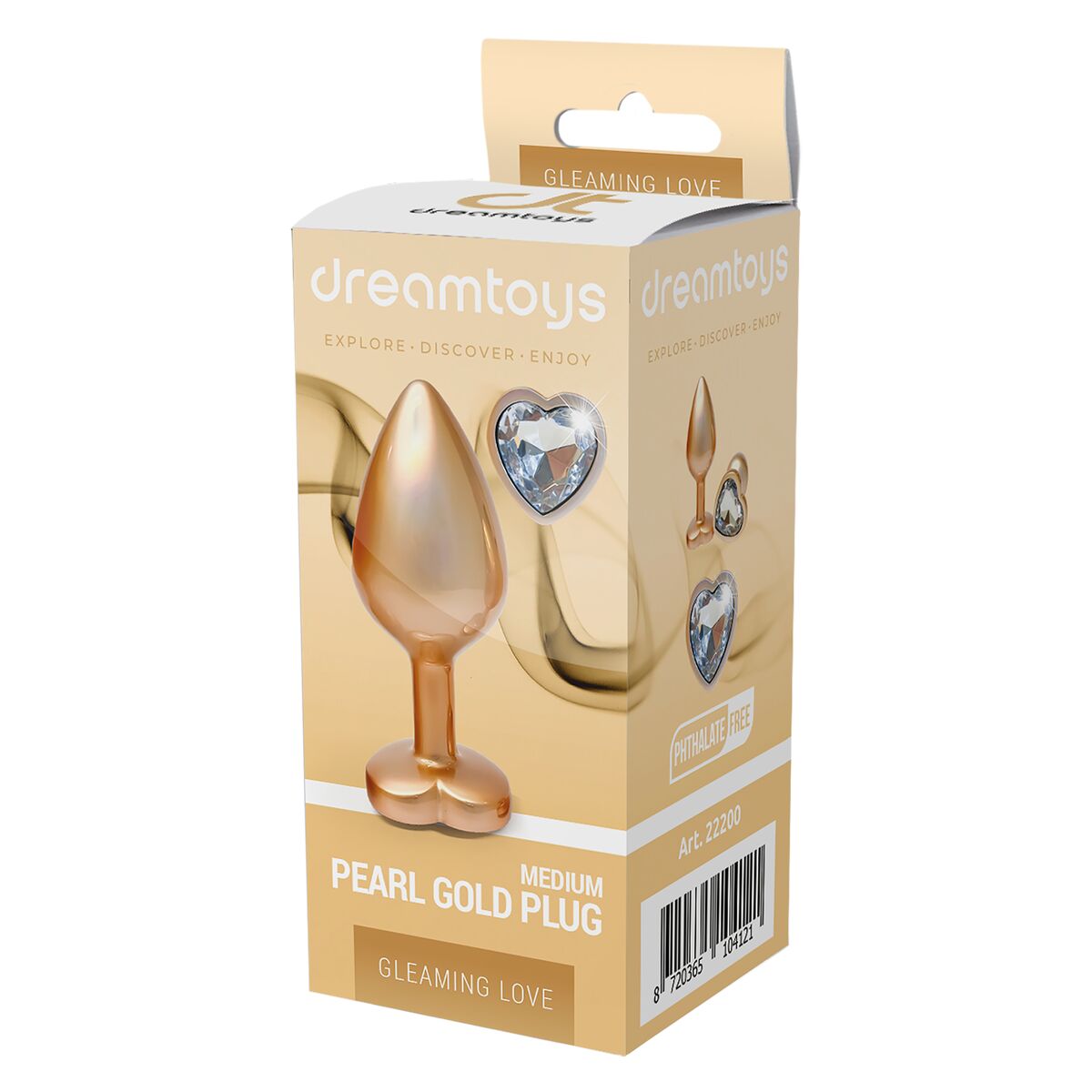 Plug Anale Dream Toys Gleaming Love Dorato