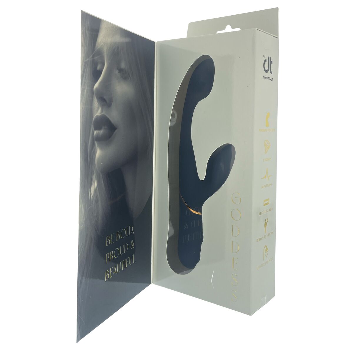 Vibratore Doppia Stimolazione Dream Toys Goddess Collection Azzurro