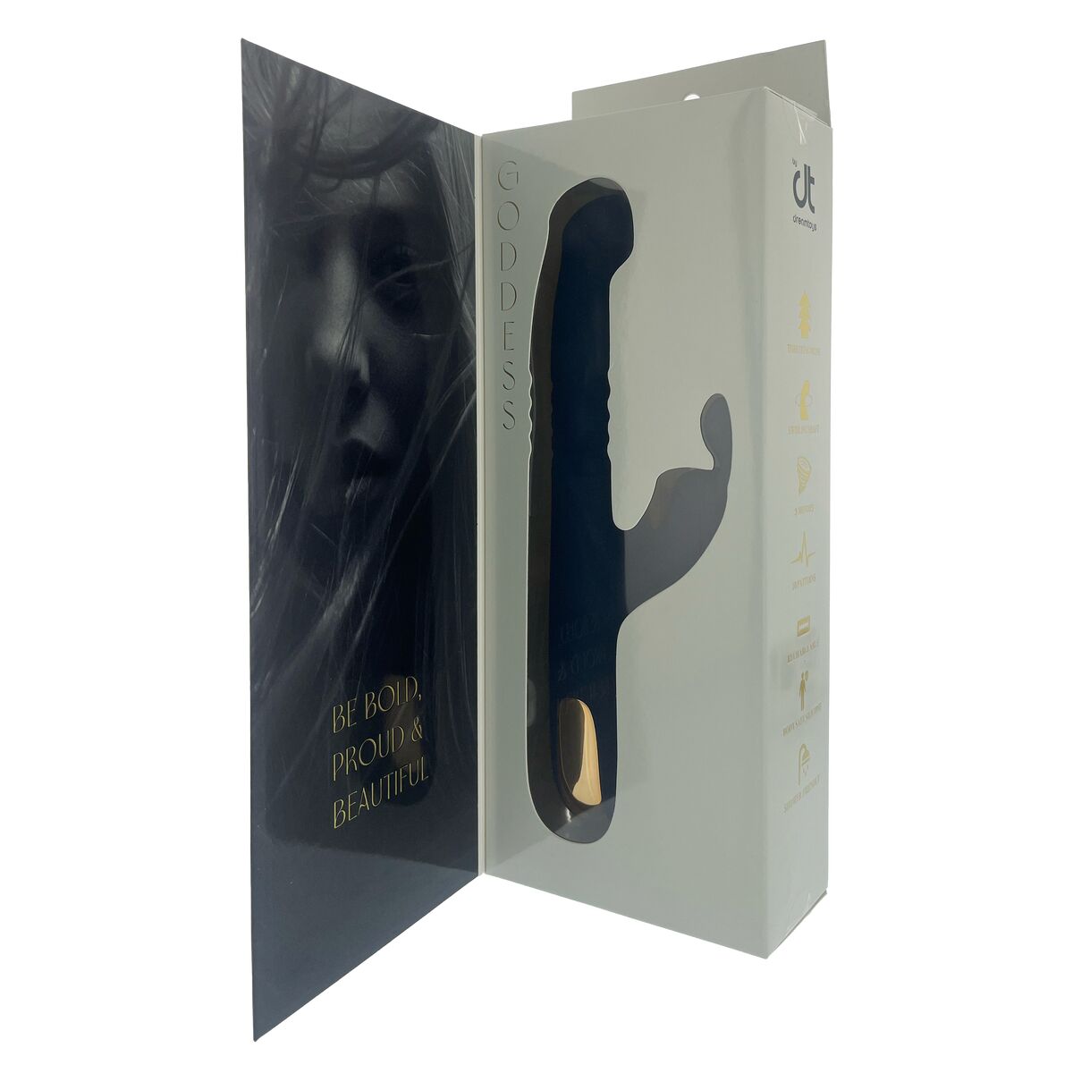 Vibratore Doppia Stimolazione Dream Toys Goddess Collection Azzurro