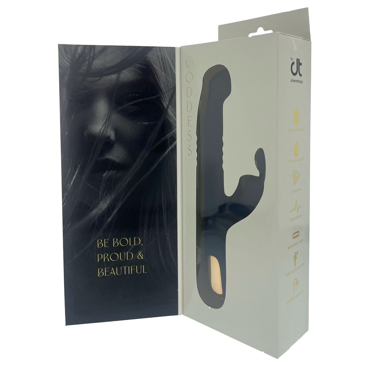 Vibratore Doppia Stimolazione Dream Toys Goddess Collection Azzurro