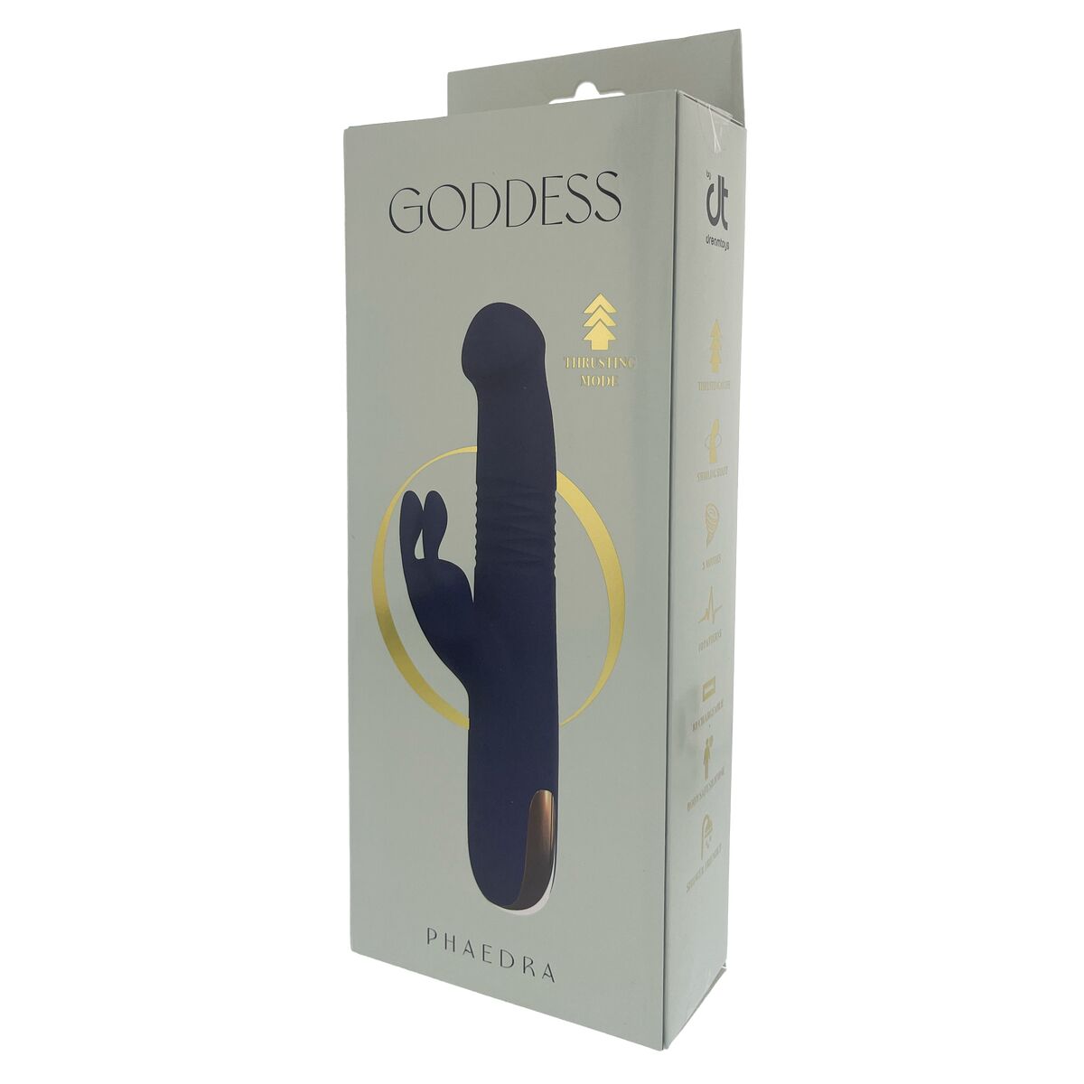 Vibratore Doppia Stimolazione Dream Toys Goddess Collection Azzurro