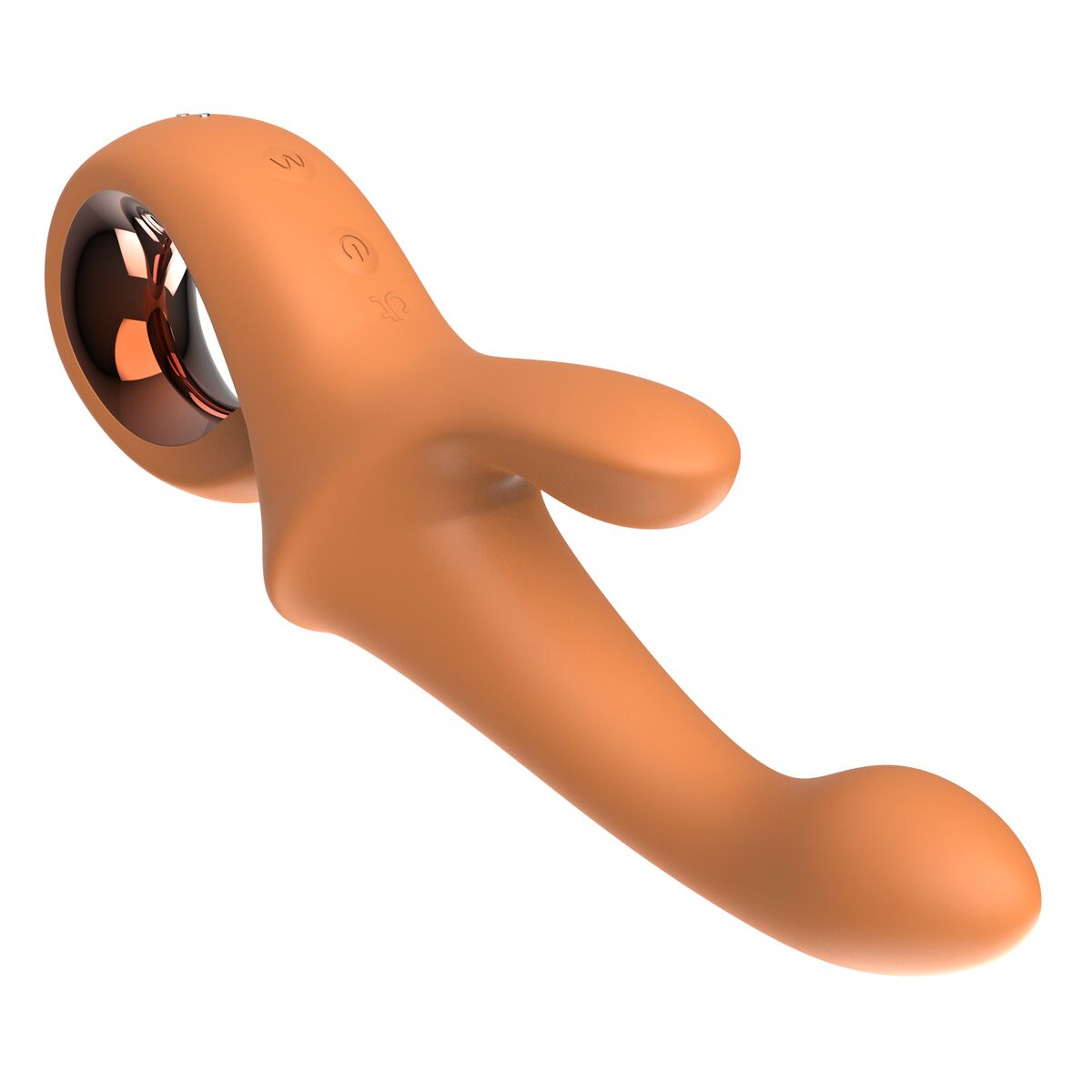 Vibratore Doppia Stimolazione Dream Toys Glam Arancio