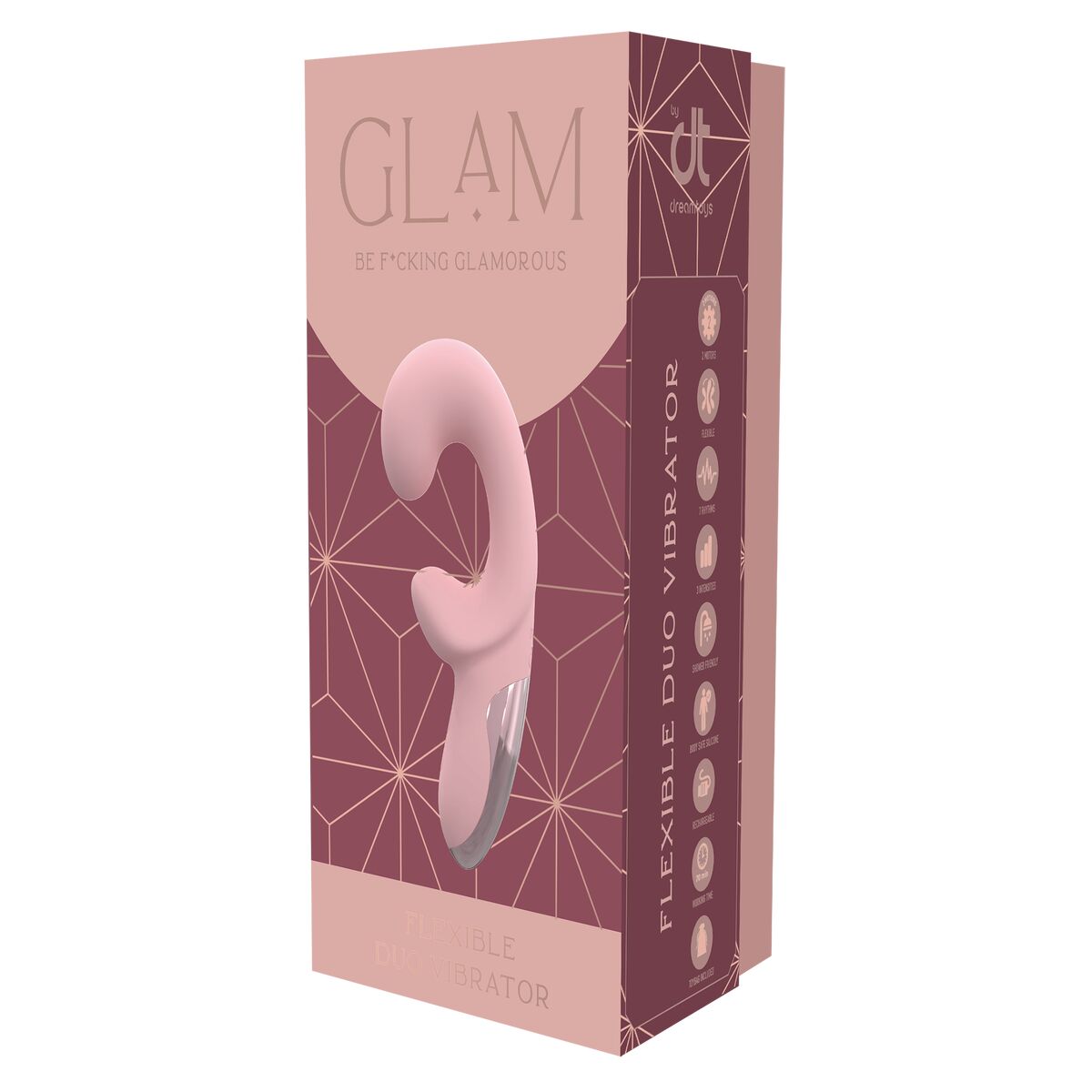 Vibratore Doppia Stimolazione Dream Toys Glam Rosa
