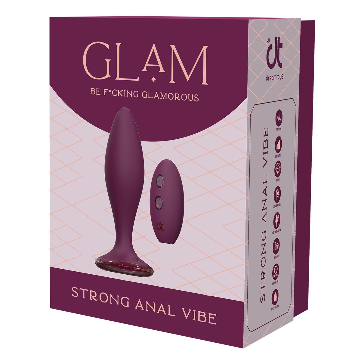 Plug Anale Dream Toys Glam Rosso