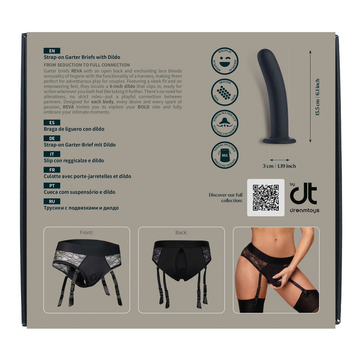 Mutandine con dildo Dream Toys Bold