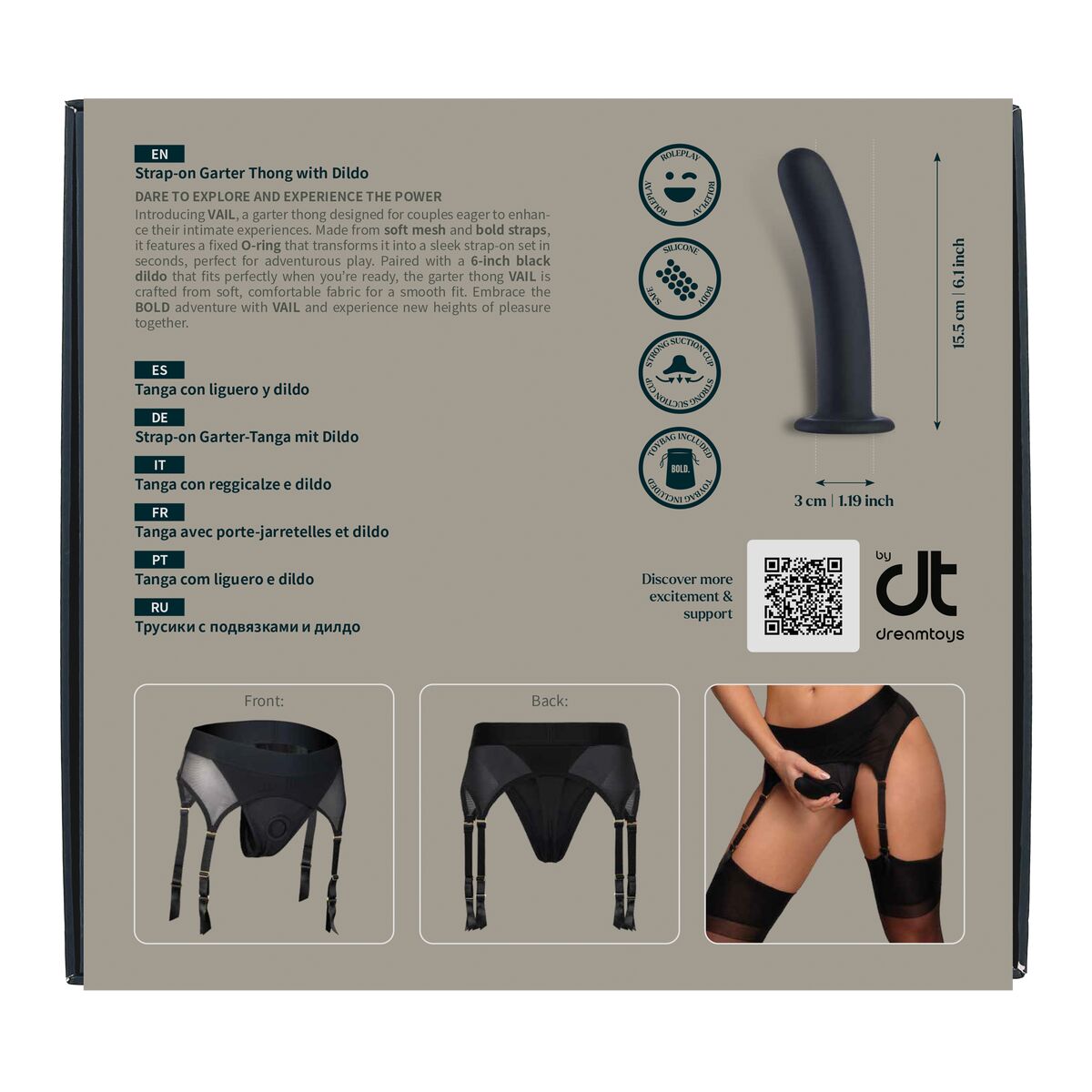 Perizoma con dildo Dream Toys Bold