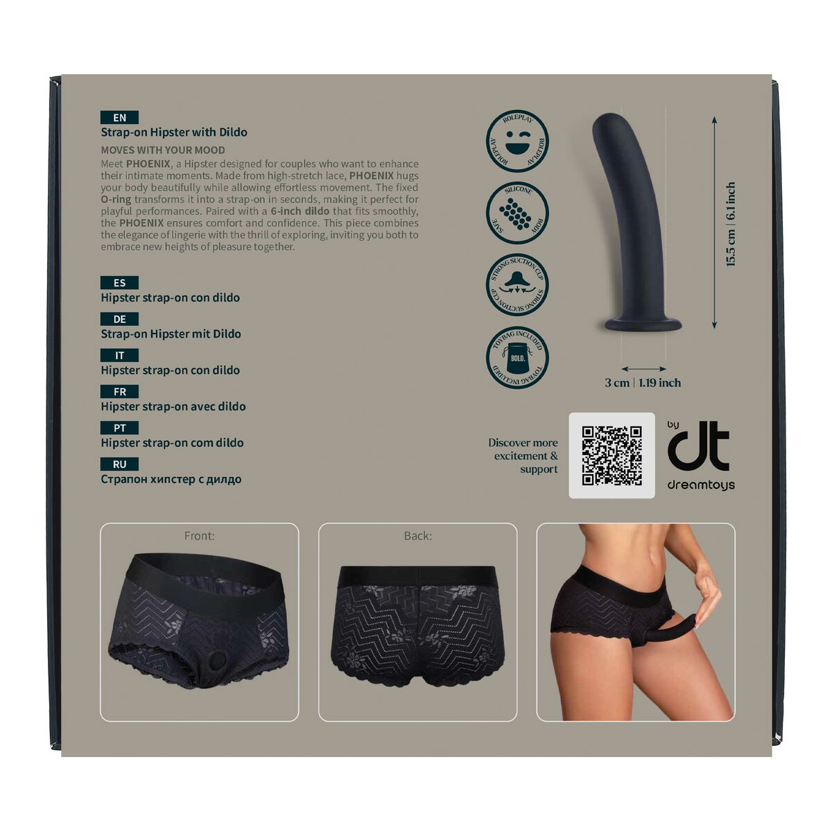 Mutandine con dildo Dream Toys Bold