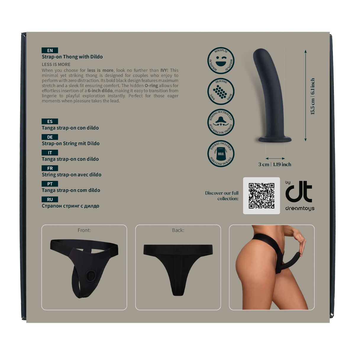 Perizoma con dildo Dream Toys Bold