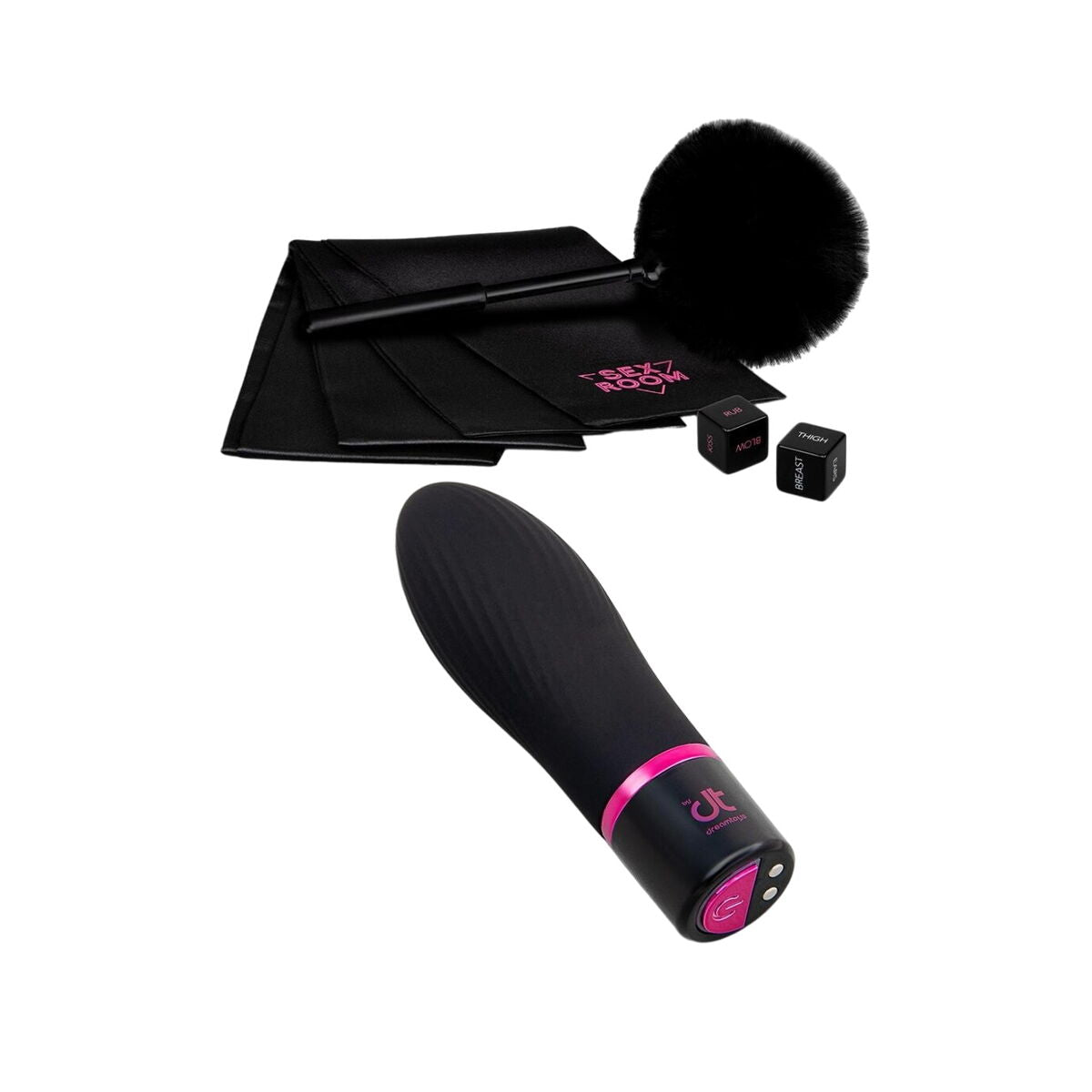 Vibratore Mini Sex Room Vibe Nero Set