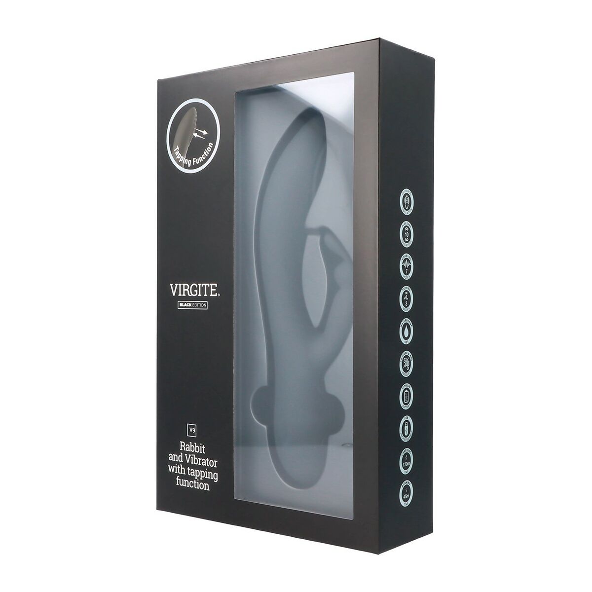 Vibratore per il Punto-G Virgite Nero