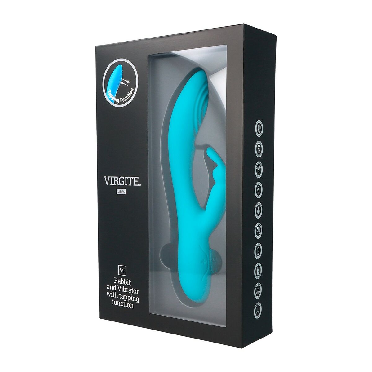 Vibratore per il Punto-G Virgite Azzurro