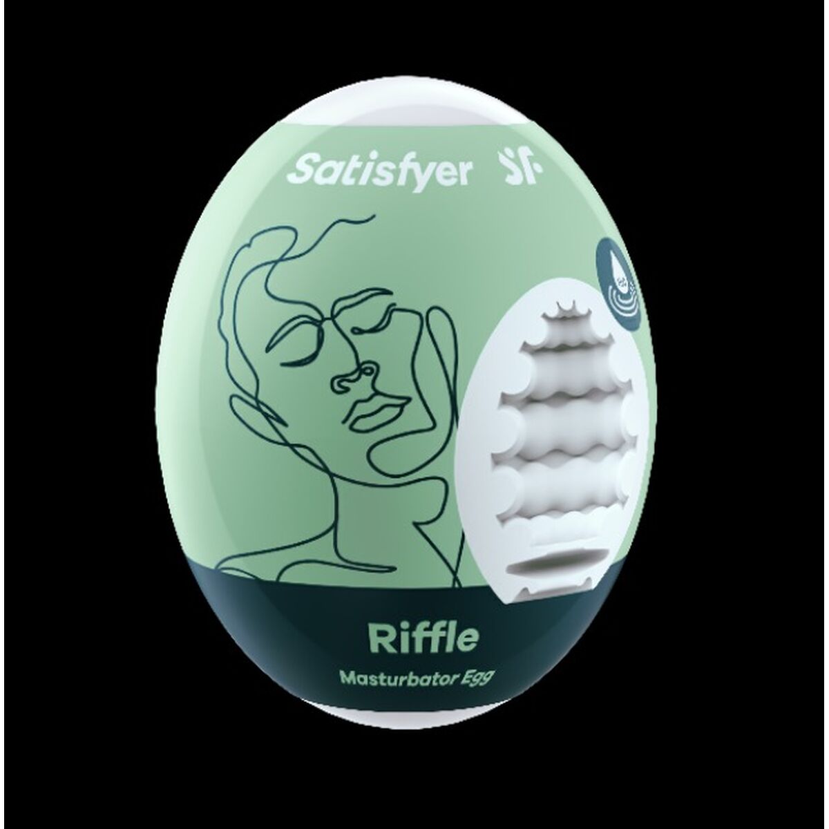 Masturbatore Uovo Satisfyer Riffle Verde