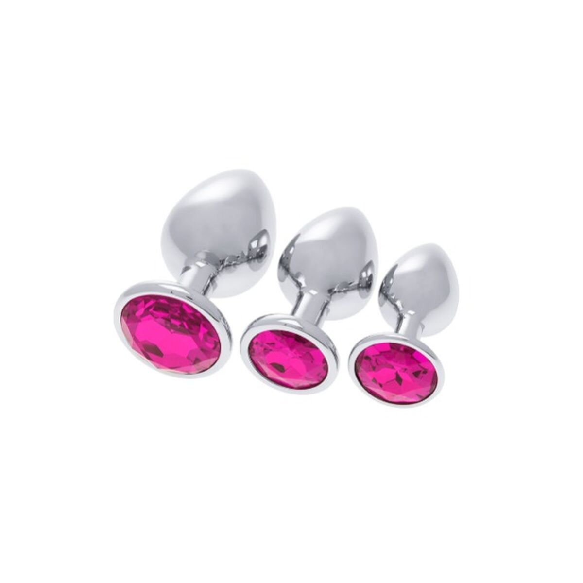 Plug Anale S Pleasures Rosa Argentato