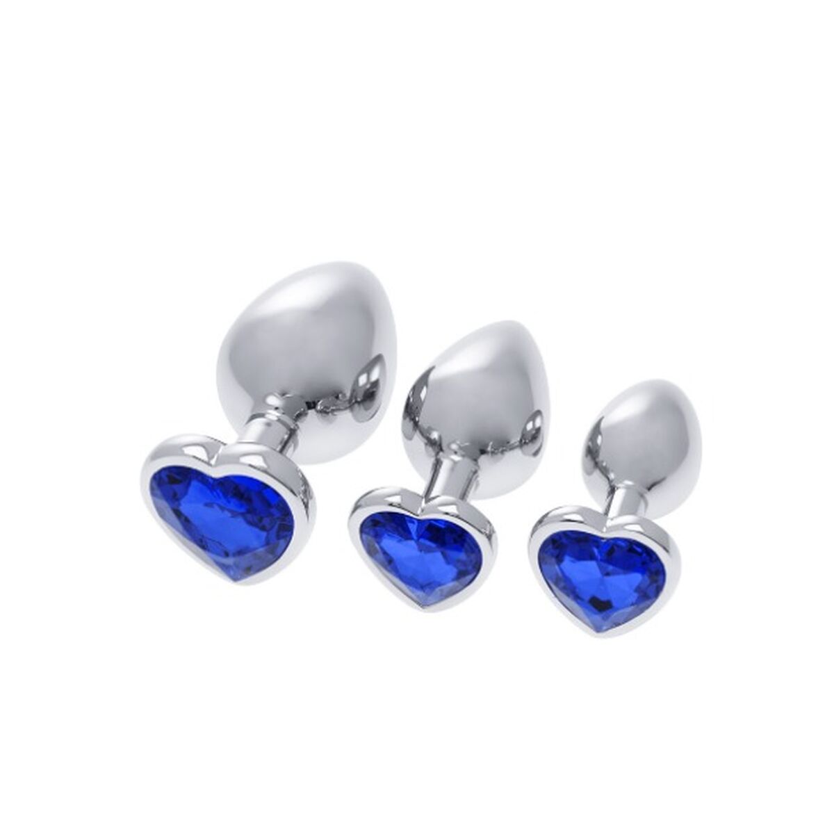 Plug Anale S Pleasures Azzurro Argentato