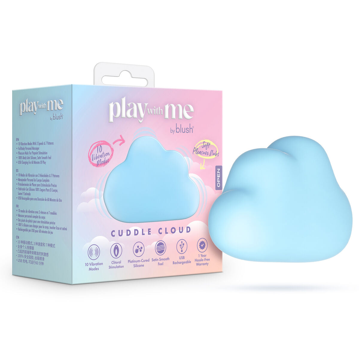 Massaggiatore Blush Play with me Azzurro