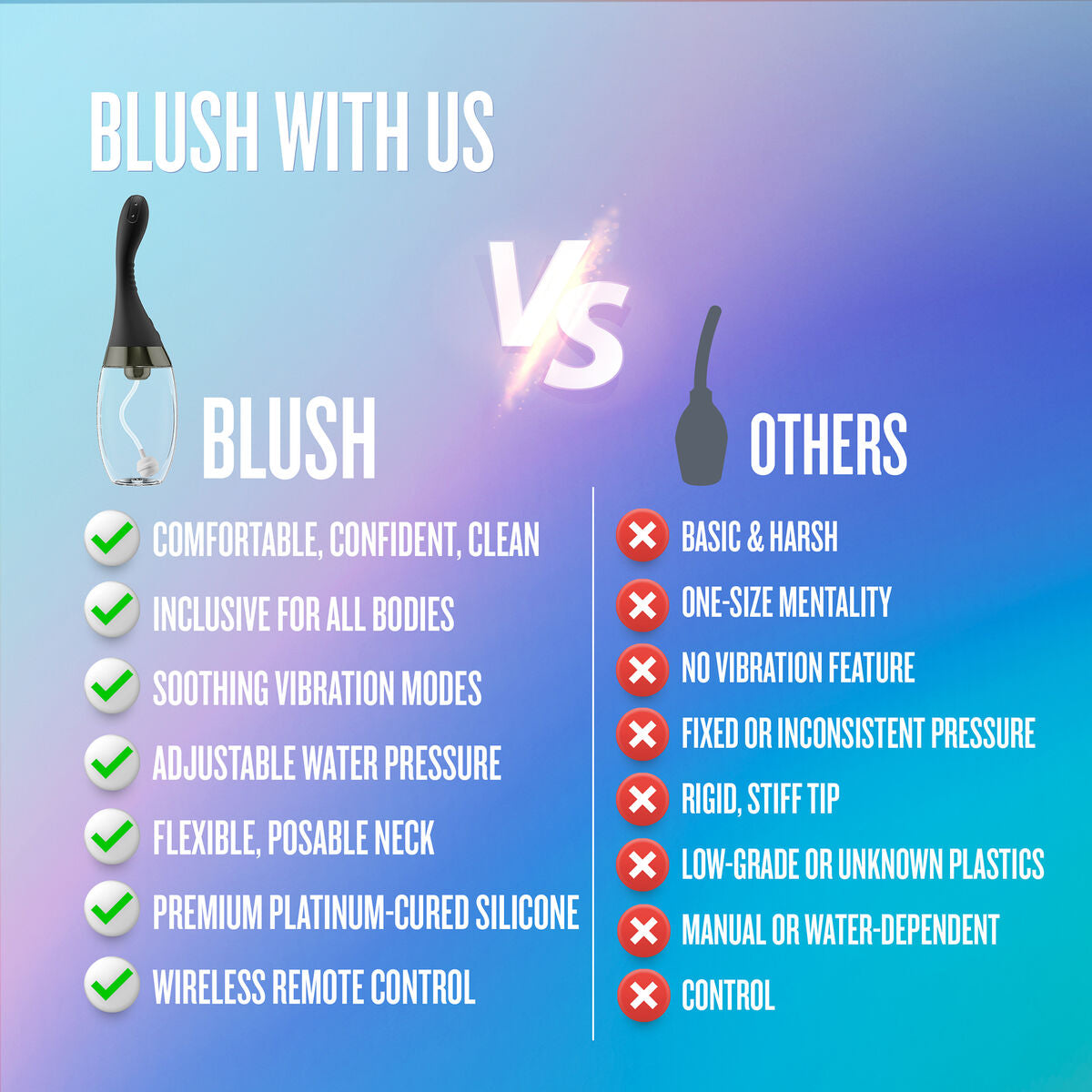 Clistere Blush Anal Adventures Nero