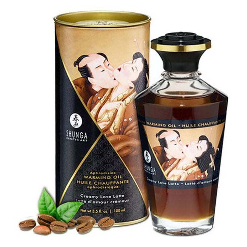 Olio per Massaggio Erotico Shunga Caffè Caffellatte (100 ml) (100 ml)