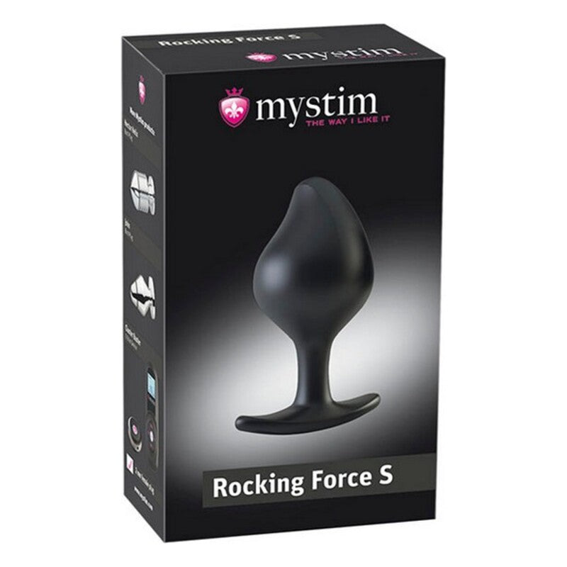 Butt Plug Rocking Force Mystim 5 Nero (9,5 cm)