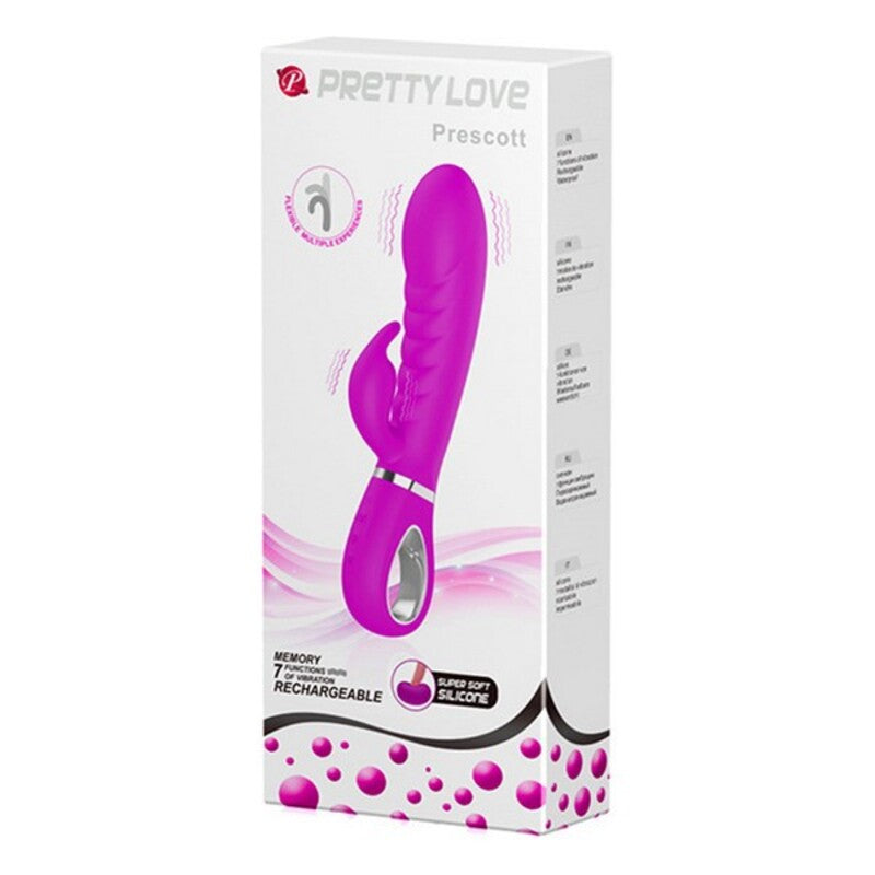 Vibratore Doppia Stimolazione Pretty Love Prescott Lilla (12 cm)