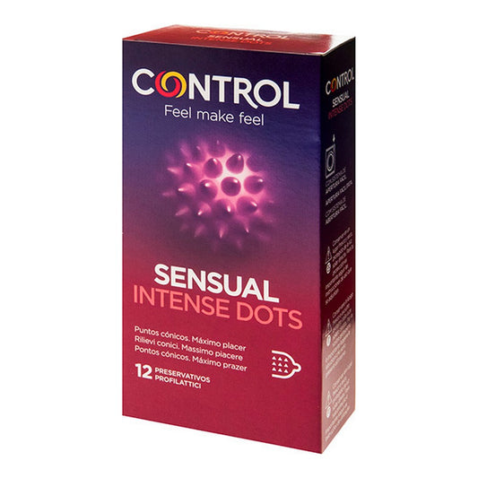 Preservativi Intense Intense Dots Control (12 uds)